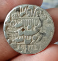 #X29# India Mughal-Empire Antique Shahazahan  silver rupee