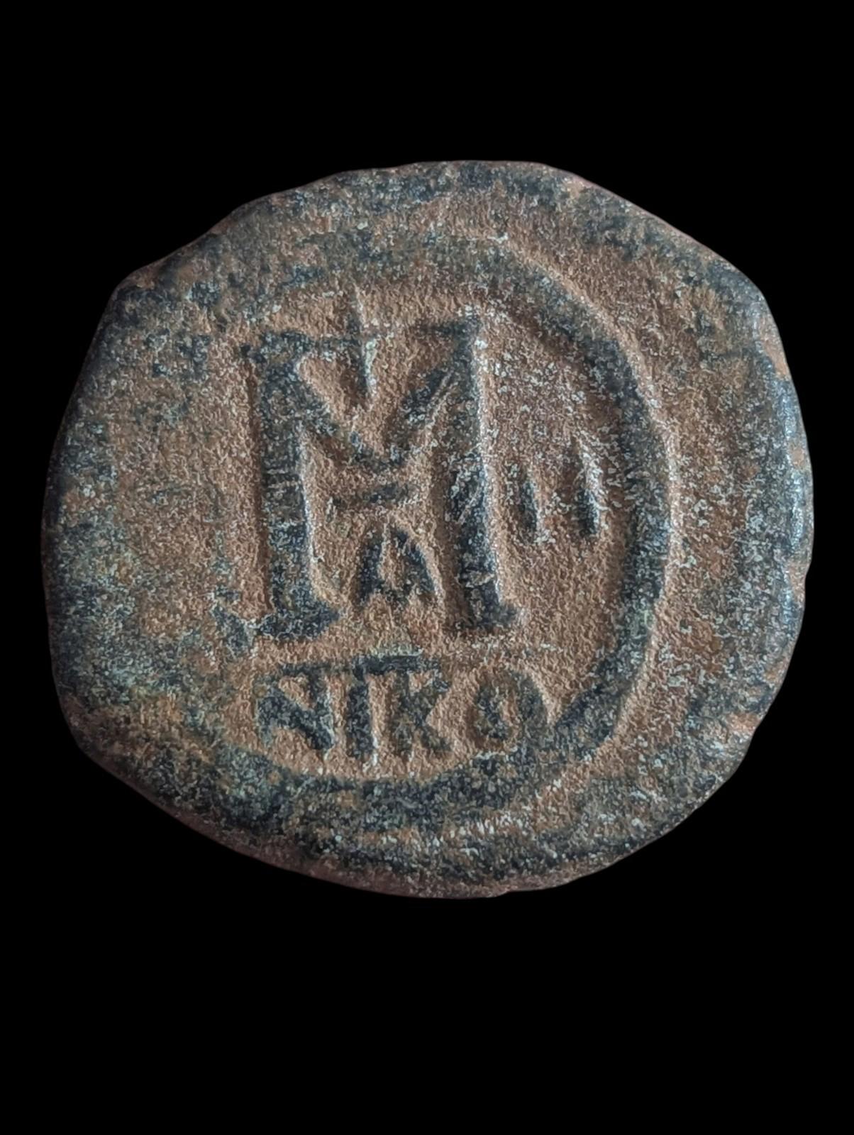 MAURICE TIBERIUS 582AD Follis Nicomedia Ancient Byzantine Coin