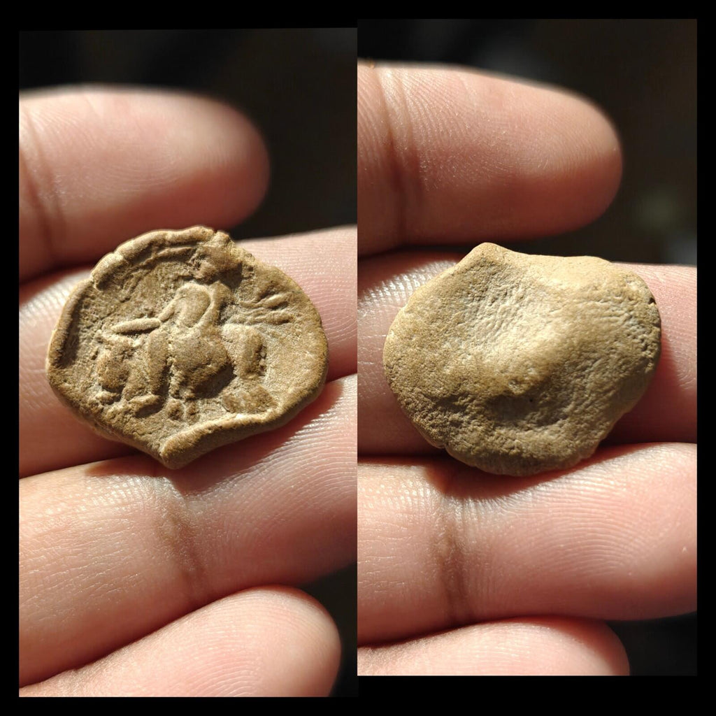 Ancient Greek Roman Circa 1st-3rd centuries AD Terracotta Clay Bullae Tessera