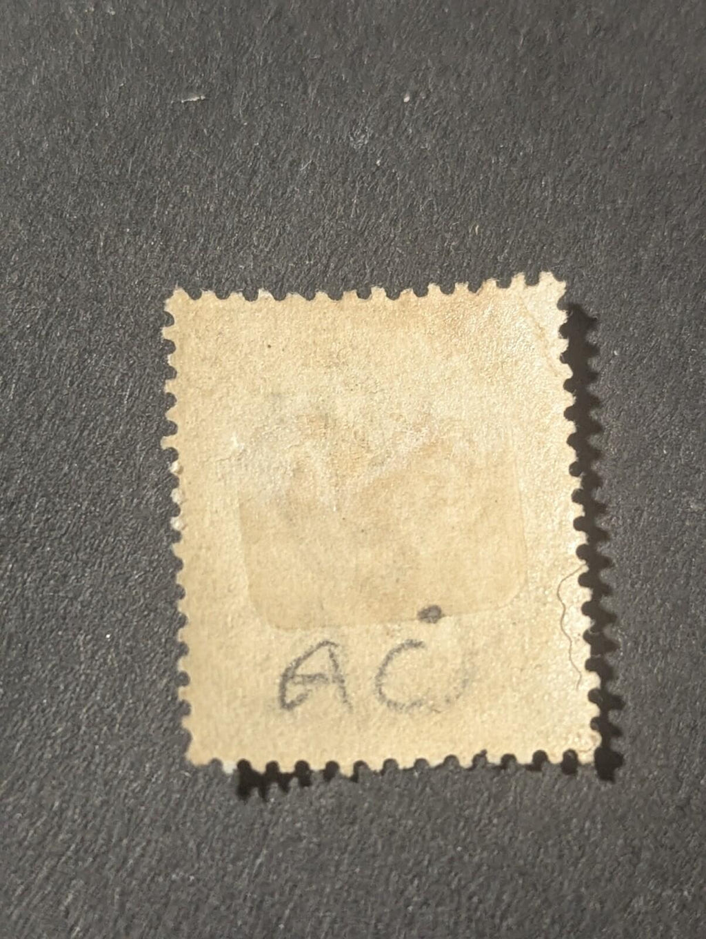 Hong Kong 1896 QV 4¢ Slate Grey SG #34 VFU
