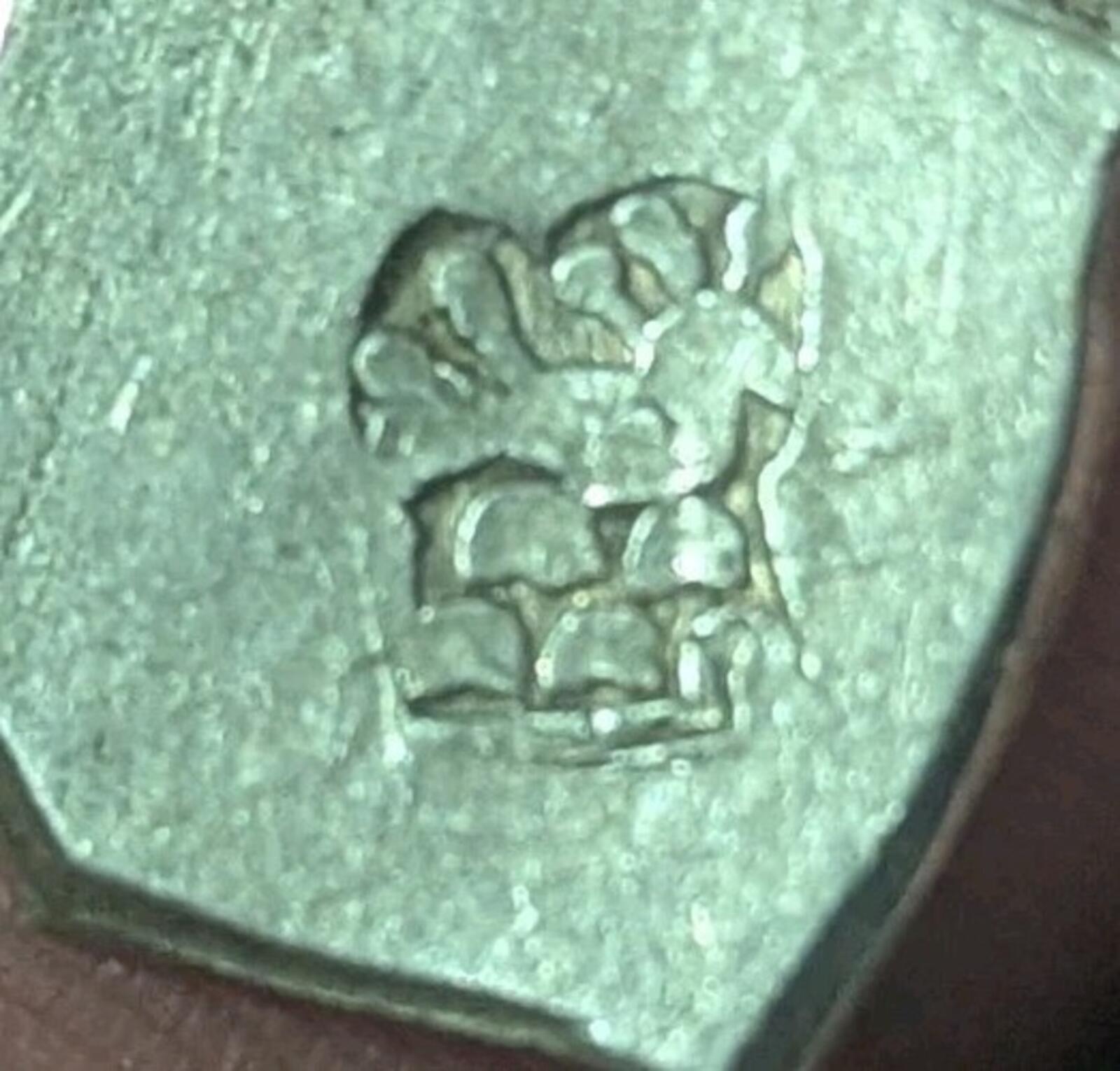 India Bengal INDUS Valley Mayuriyan Punch silver Coin 300 BC 🦜 PARROT Symbol