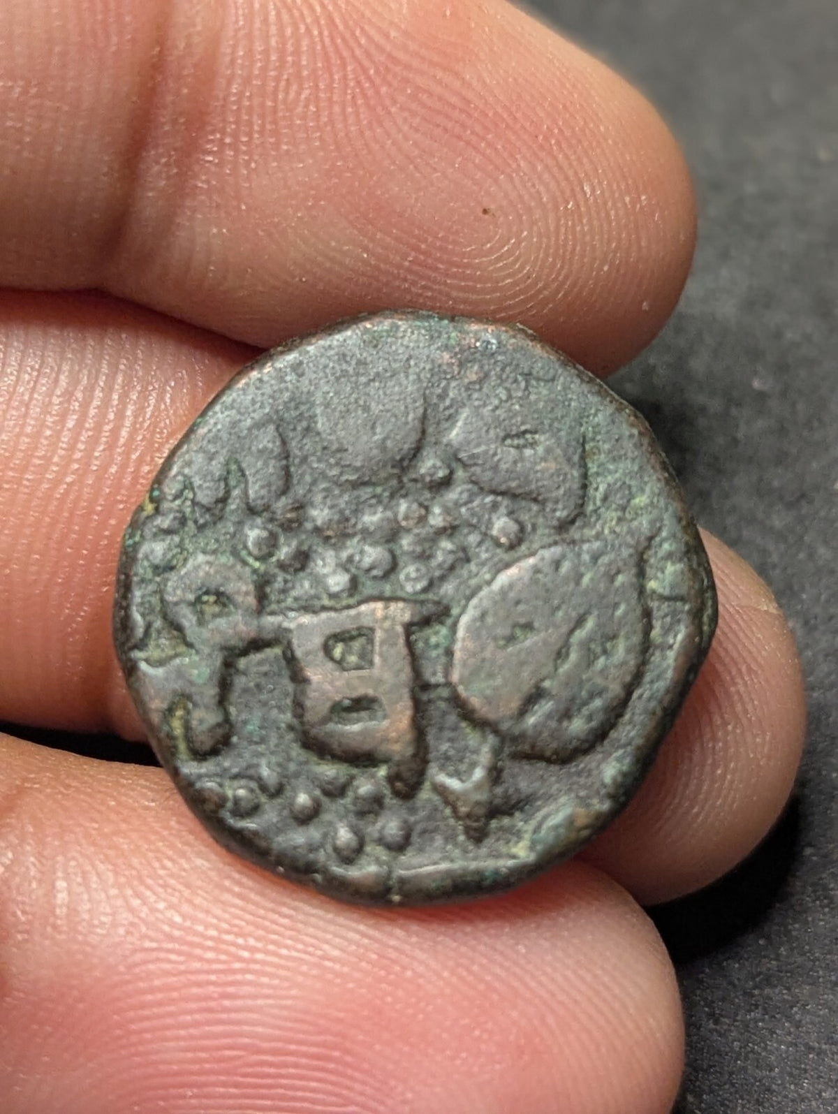 India Punjab Sikh Empire Real Copper paisa  of Maharaja Ranjit Singh