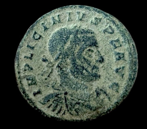 308-337 AD Roman Licinius I The Sol Trier AE Follis Arelatum Mint France Rare