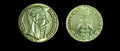 1865 Mexico Miniature GOLD Maximil .4 Gram Gold Coin BU Unc