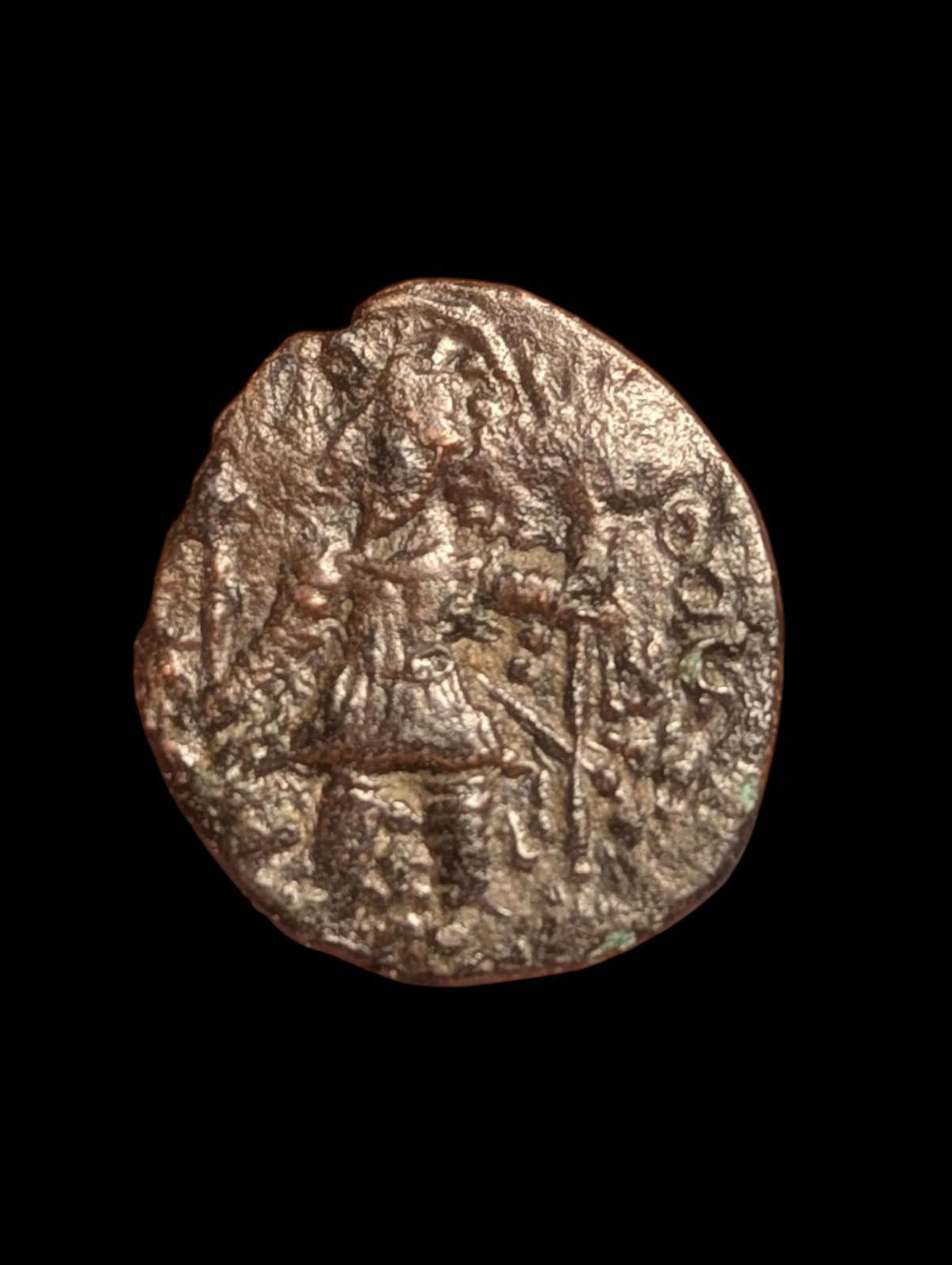KUSHANO SASANIANS Hormazd Kushanshah ancient Greek Bronze coins