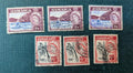 Jamaica Scott # 166 & 169- Used Queen Elizabeth 1950