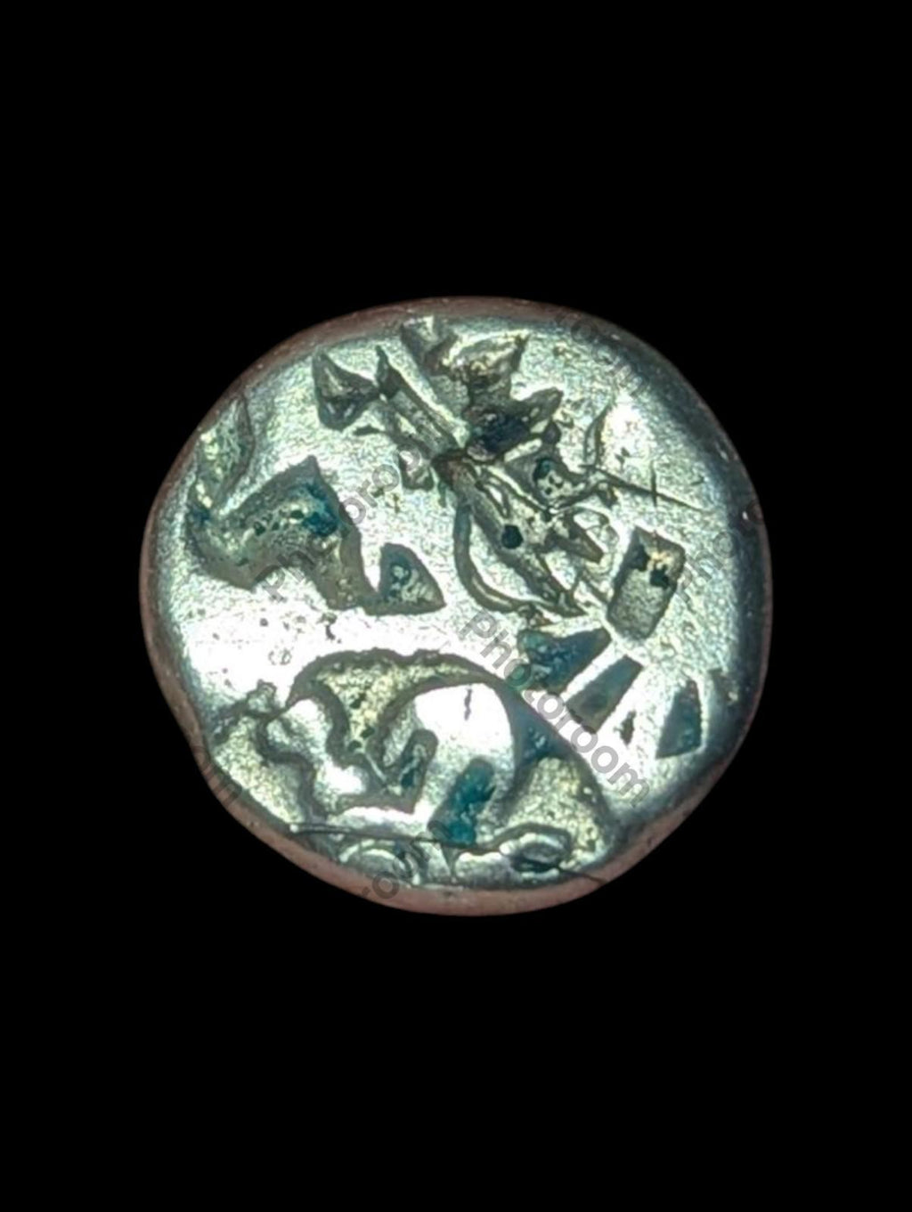 India Bengal INDUS Valley Mayuriyan Punch silver Coin 300 BC