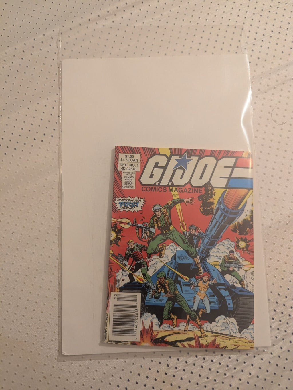 G.I. Joe Comics Magazine #1 Digest Marvel Comics 1986 Mint Condition In Pack