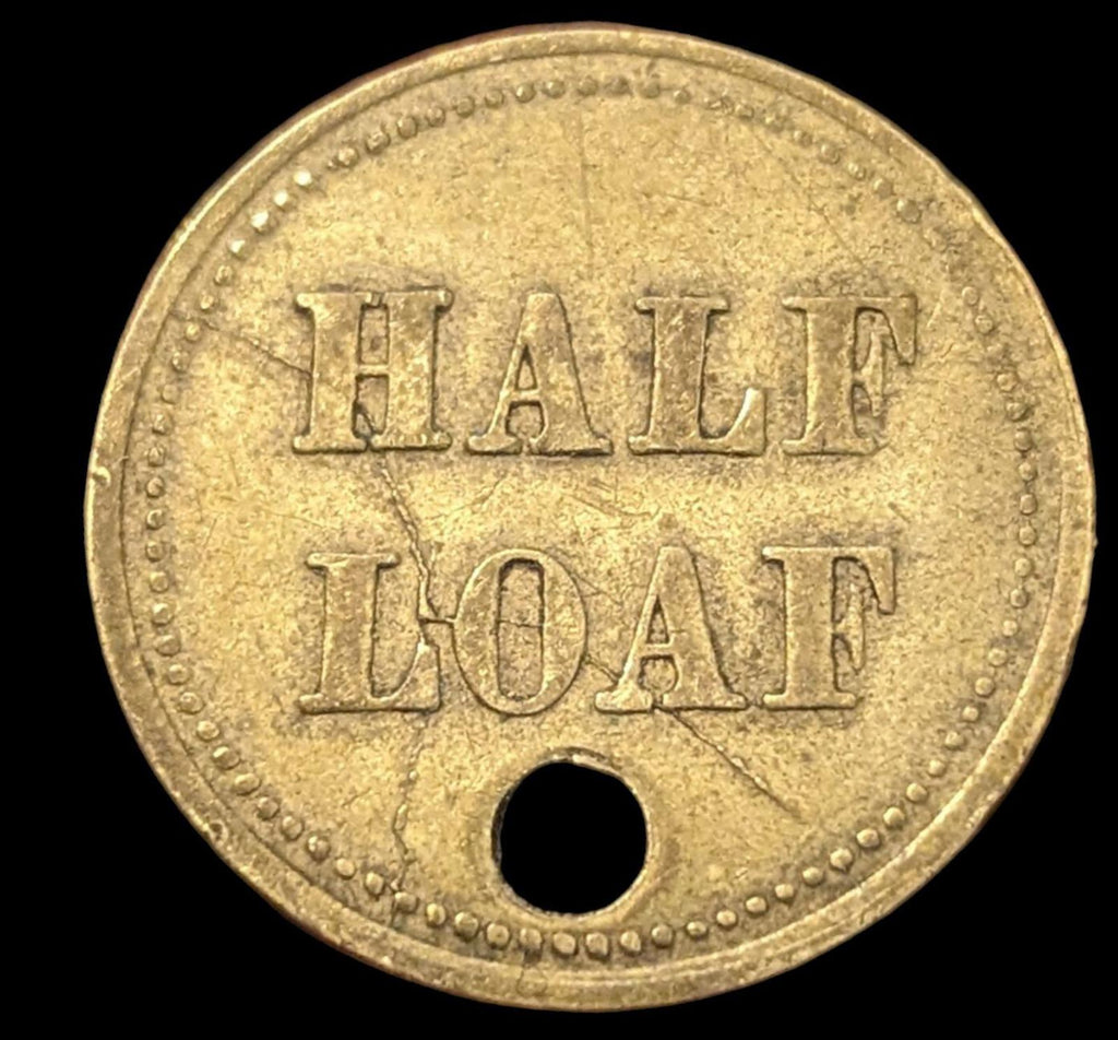 Jeton RARE - ½ pain BoulangerieCivil Service Supply Association