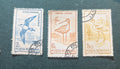 Animals Birds Romania 1991, 3 Pcs Yvert No. 3921 To 3930 Canceled