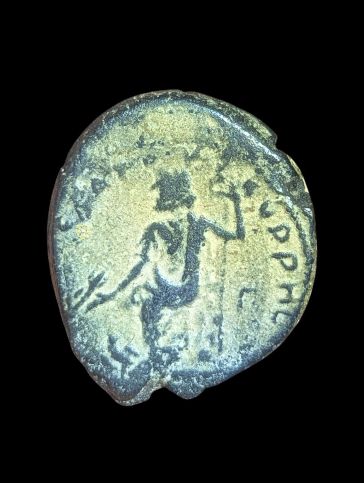 Ancienne pièce romaine Marc Aurèle AE23 de Cyrrhus Rare 161-180 ap. J.-C.