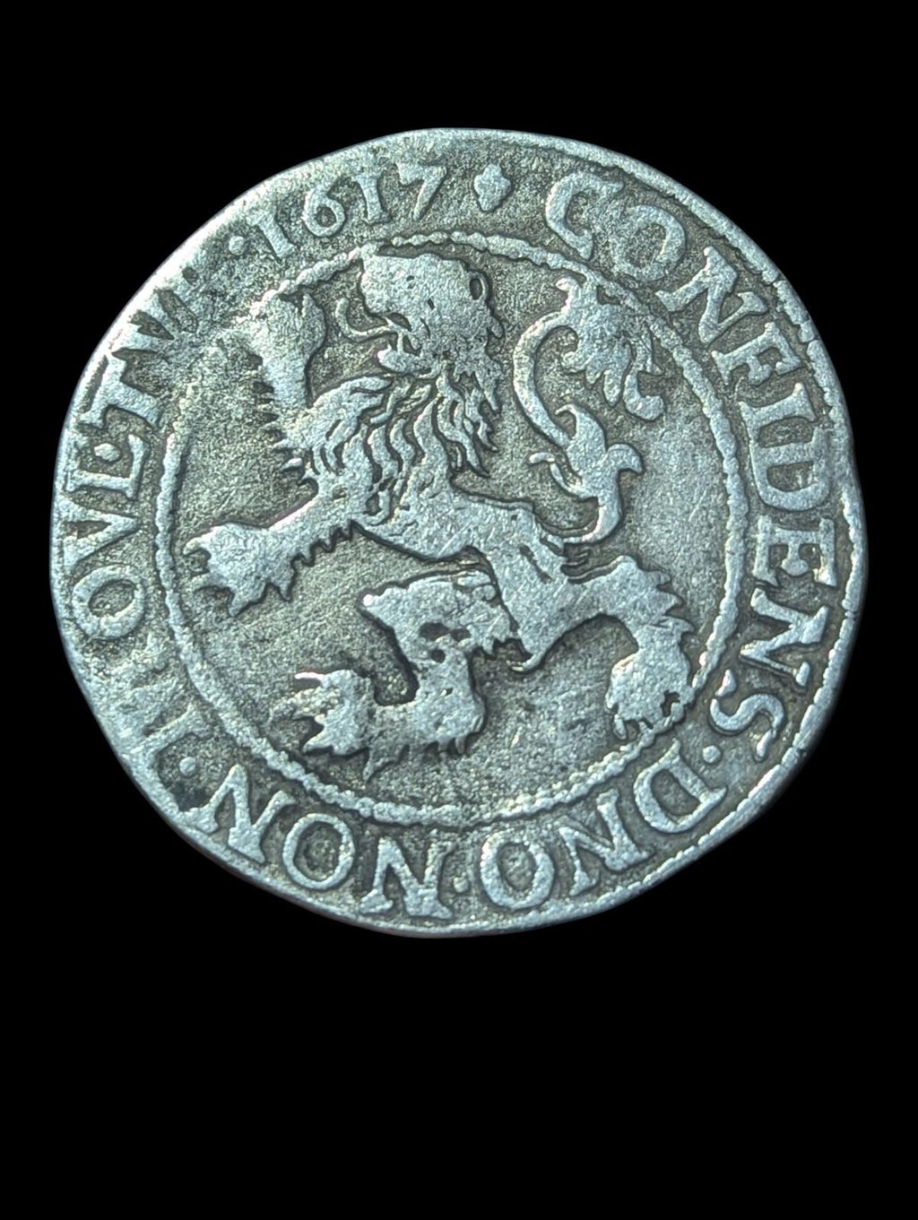 Mule? P Instead F  1617 Netherlands West Friesland Daalder Lion Dollar Coin