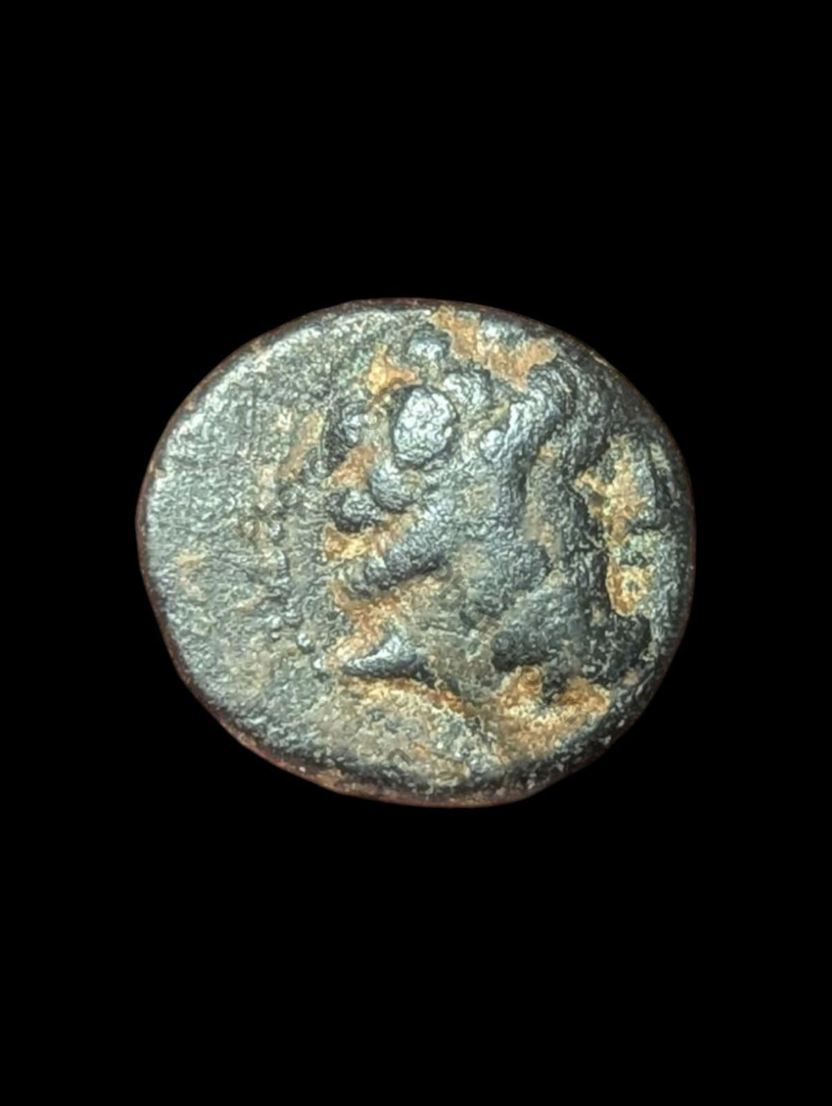 古希腊 青铜 Æ 公元前137-51年 硬币，腓尼基 阿拉多斯 青铜 SNG-Cop:36 44!