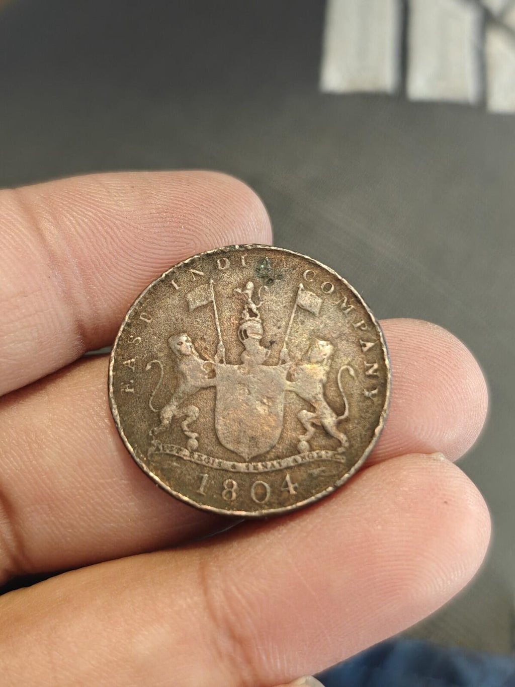 Monnaie Indes (Présidence de Bombay, britannique) 1/2 Pice 1804 KM204