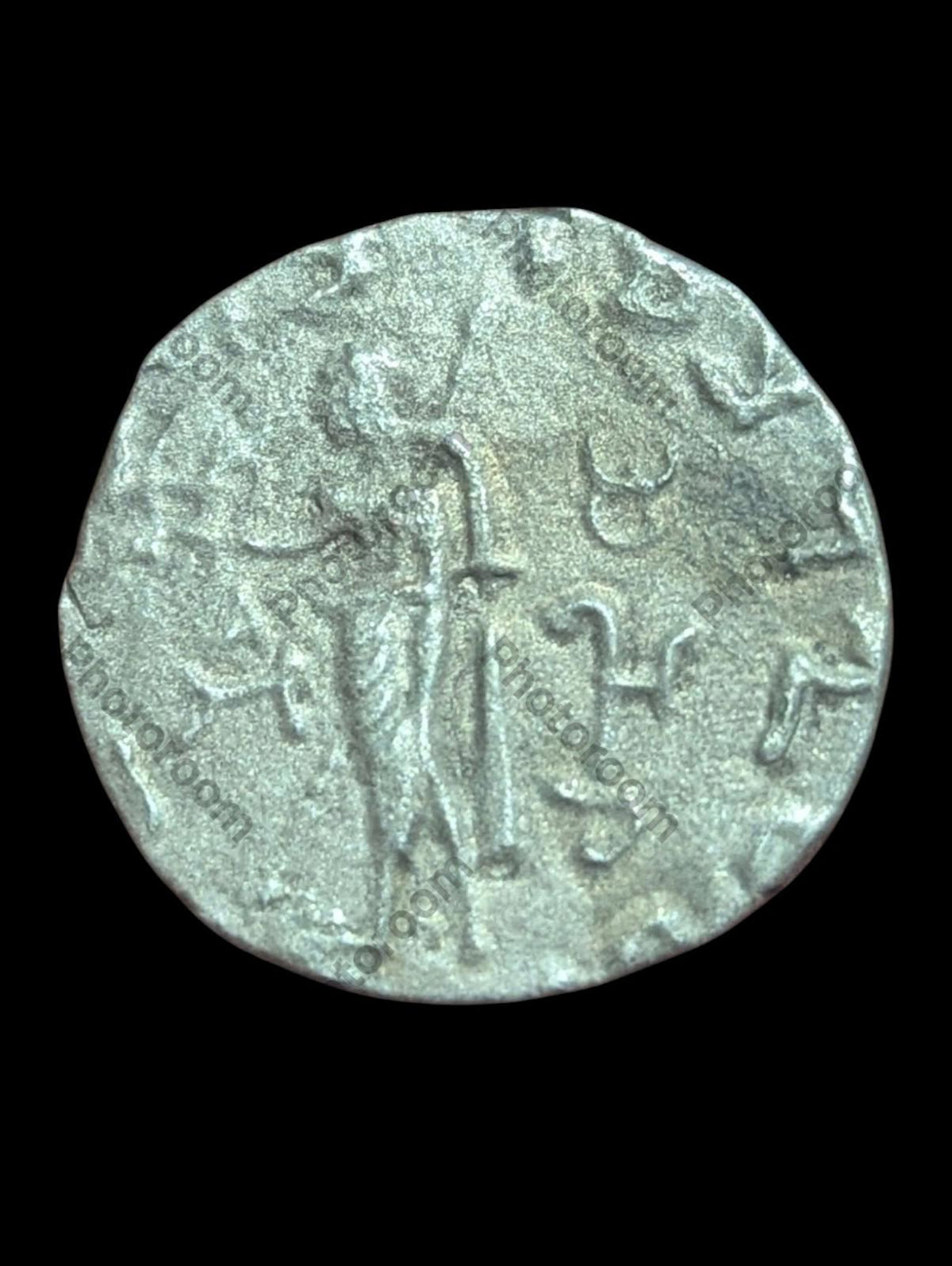 Ancient Indo-Scythian Kingdom Azes II AR Tetradrachm Silver Coin