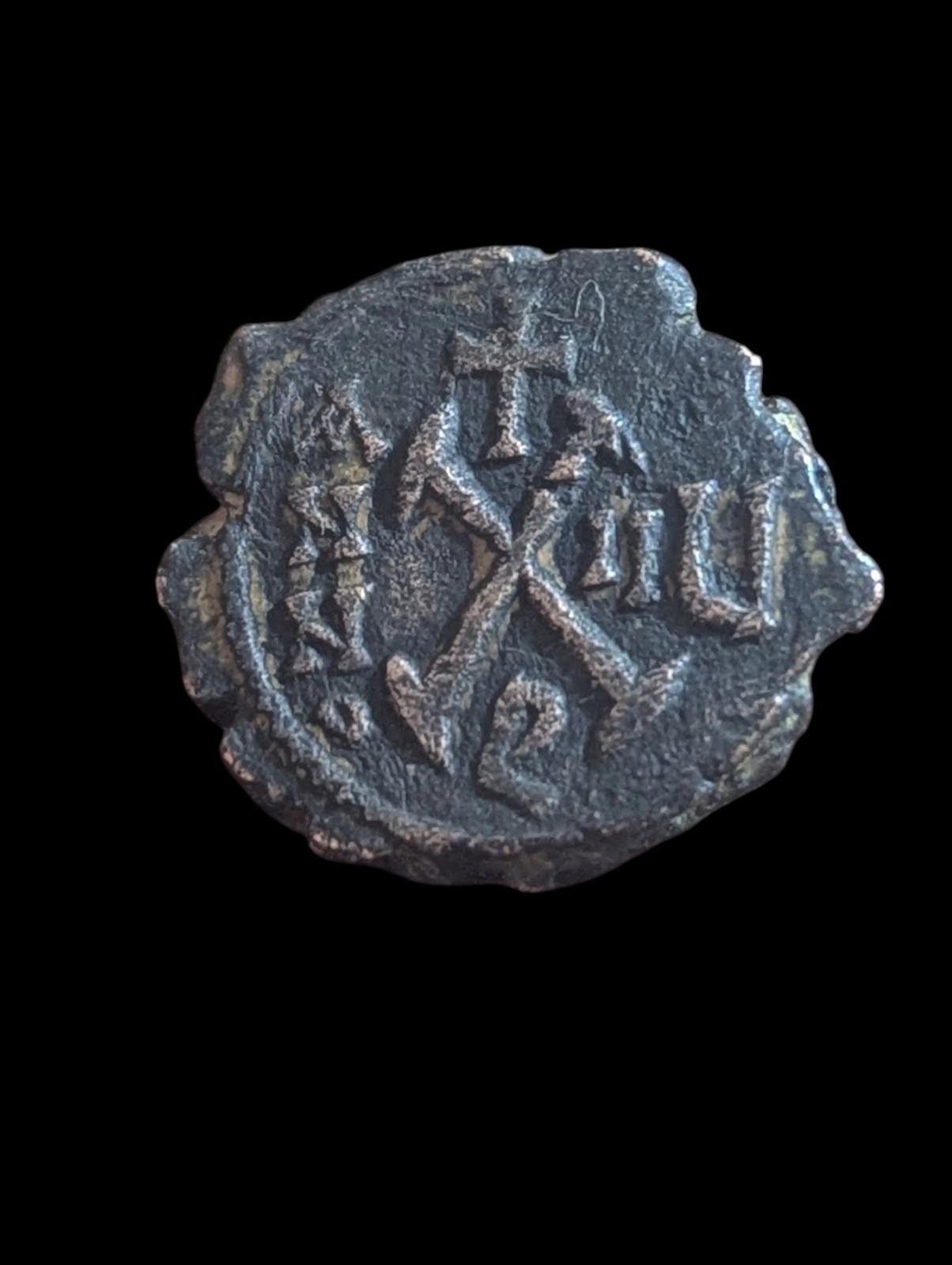Byzantine Decanummium 593-4 Antioch Maurice Tiberius II Bronze