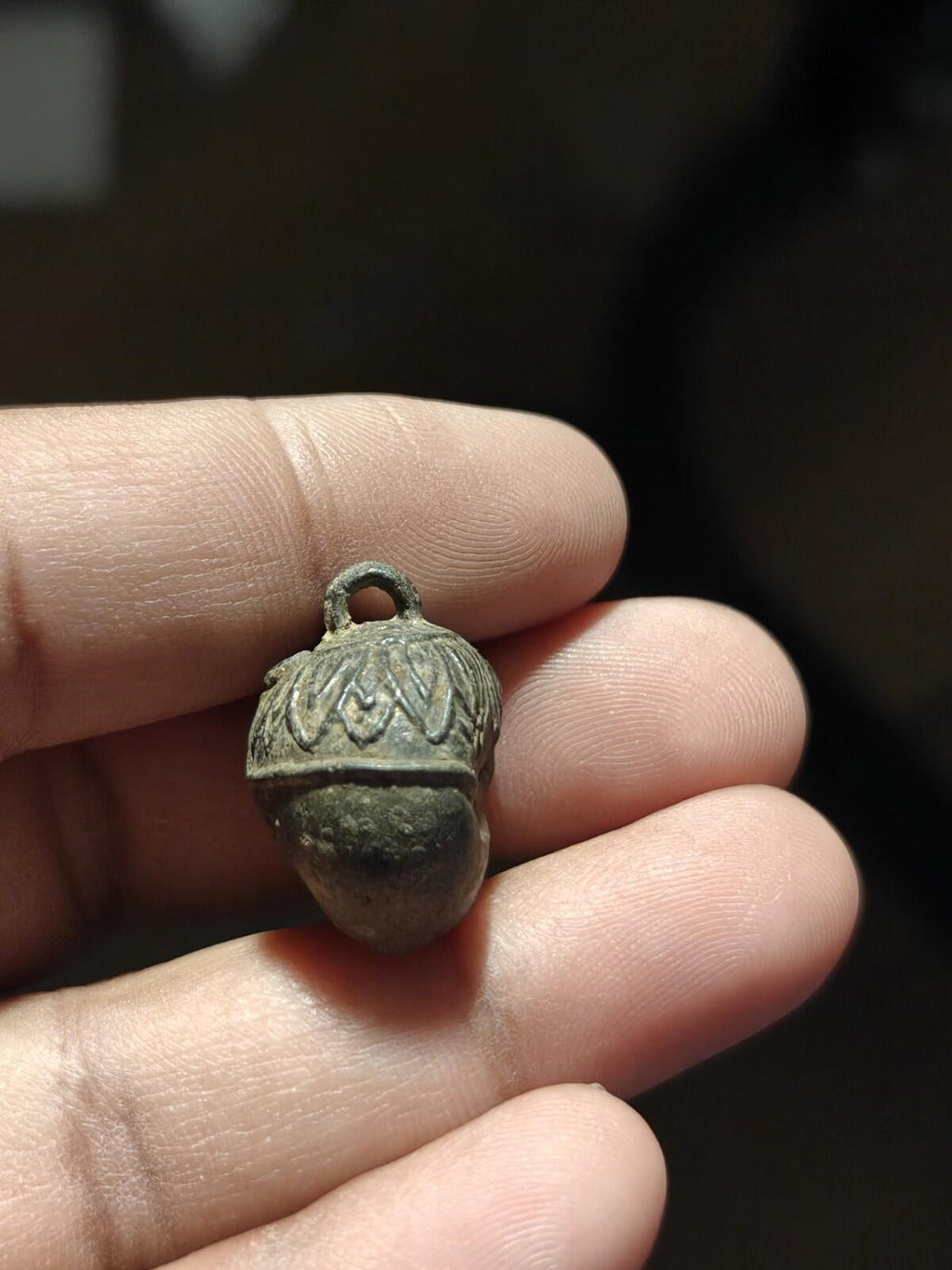 ANCIENT ROMAN BRONZE BELL AMULET 2000+ Years Old Circa 1st To 3rd Ad