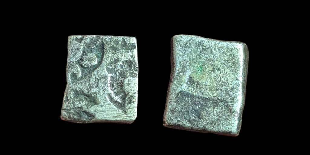 India INDUS Valley Mayuriyan Punch silver Coin 300 BC