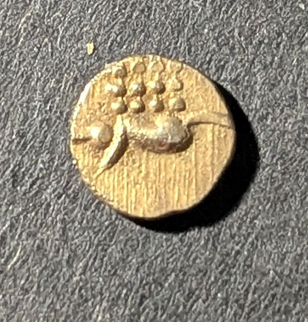 South India, Independent States. Veera Raya, Coorg XVII Sec Gold Fanam Rare