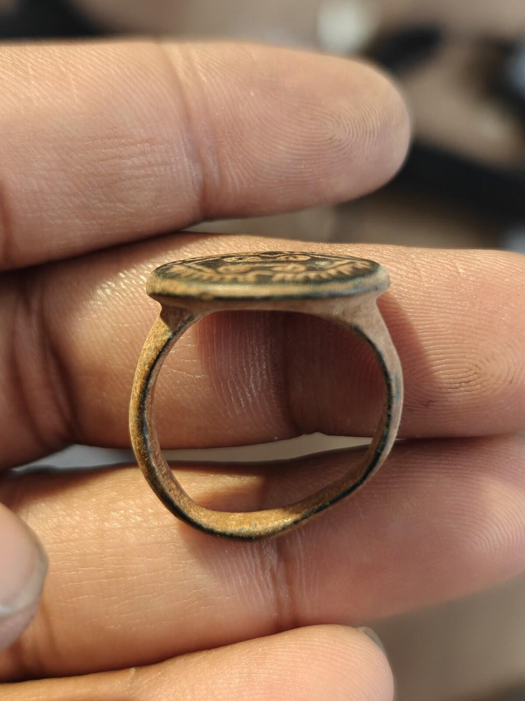 Rare Ancient Bronze Ring Unique Prehistoric Era Collectible - Numis Hobby Shop