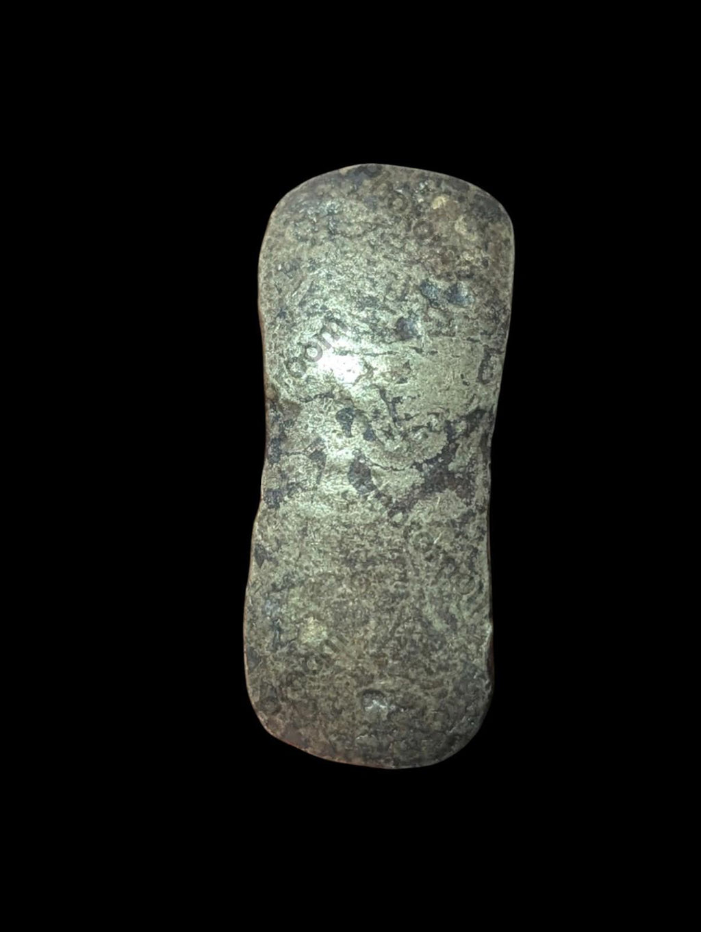 ⭐INDIA⭐. Ancient GANDHARA JANAPADA Authentic OLD 600 B.C Silver Coin Bent Bar.
