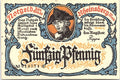 RHEINSBERG NOTGELD 50 PFENNIG 1921 EMERGENCY MONEY GERMANY BANKNOTE Post WWI