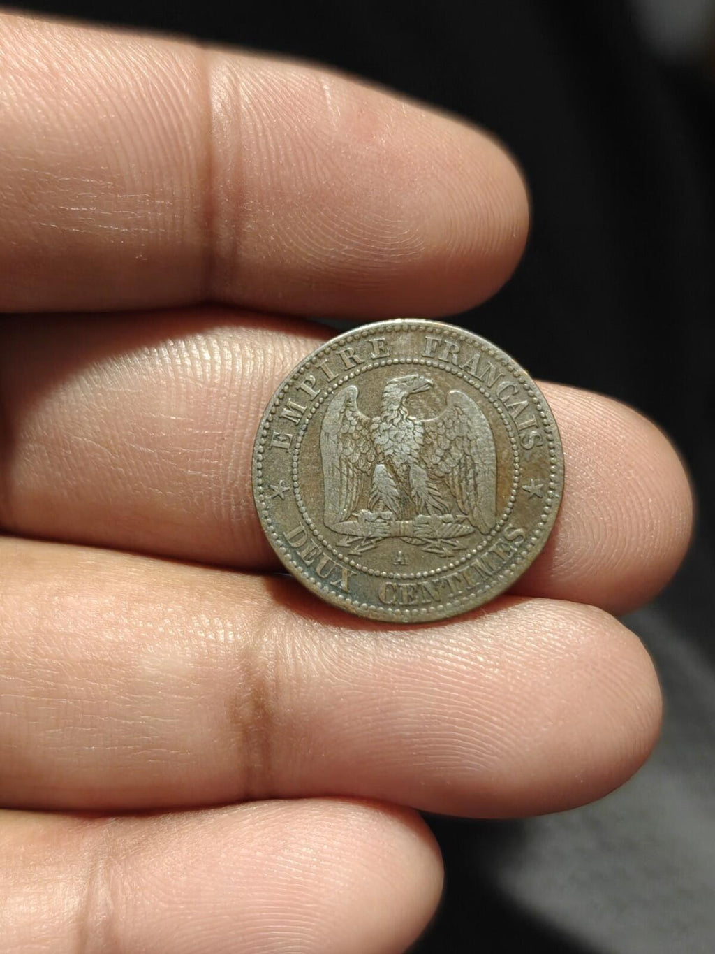 France-Napoléon III pièce de 2 centimes 1862 Monnaie de Paris !