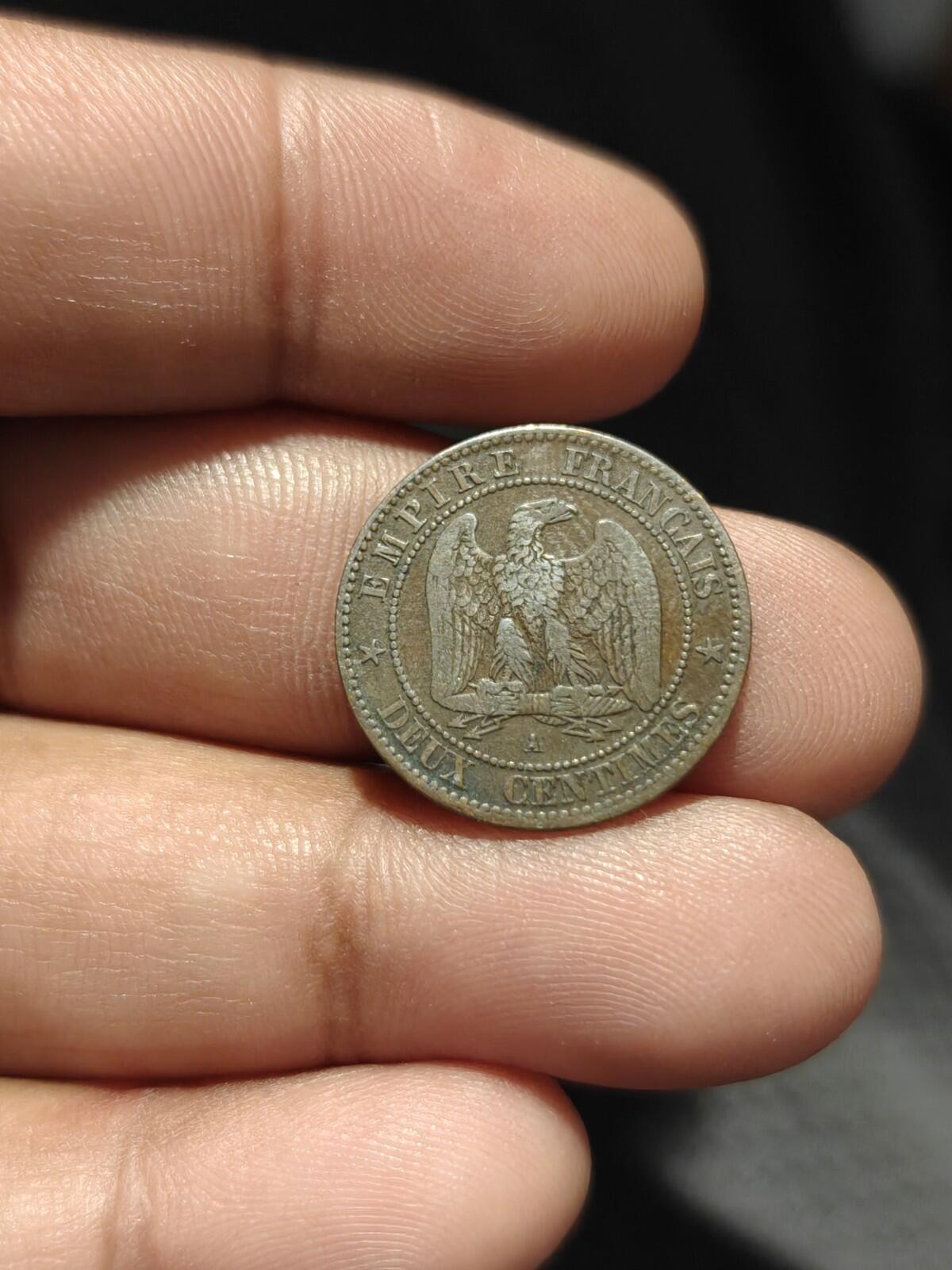 France-Napoléon III pièce de 2 centimes 1862 Monnaie de Paris !