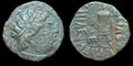 Tétradrachme imitation indo-scythe des Yuezhi/Sakas 130 av. J.-C. Hélioclès