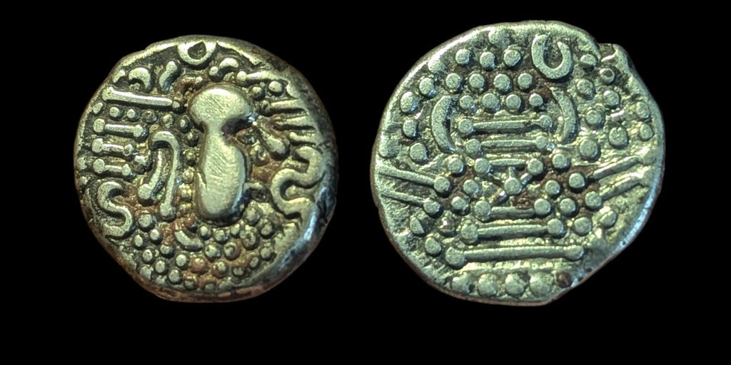 Ancient India Indo Sasanian Type Gadhaya DYNASTY Chavadas of Gujarat RARE COIN