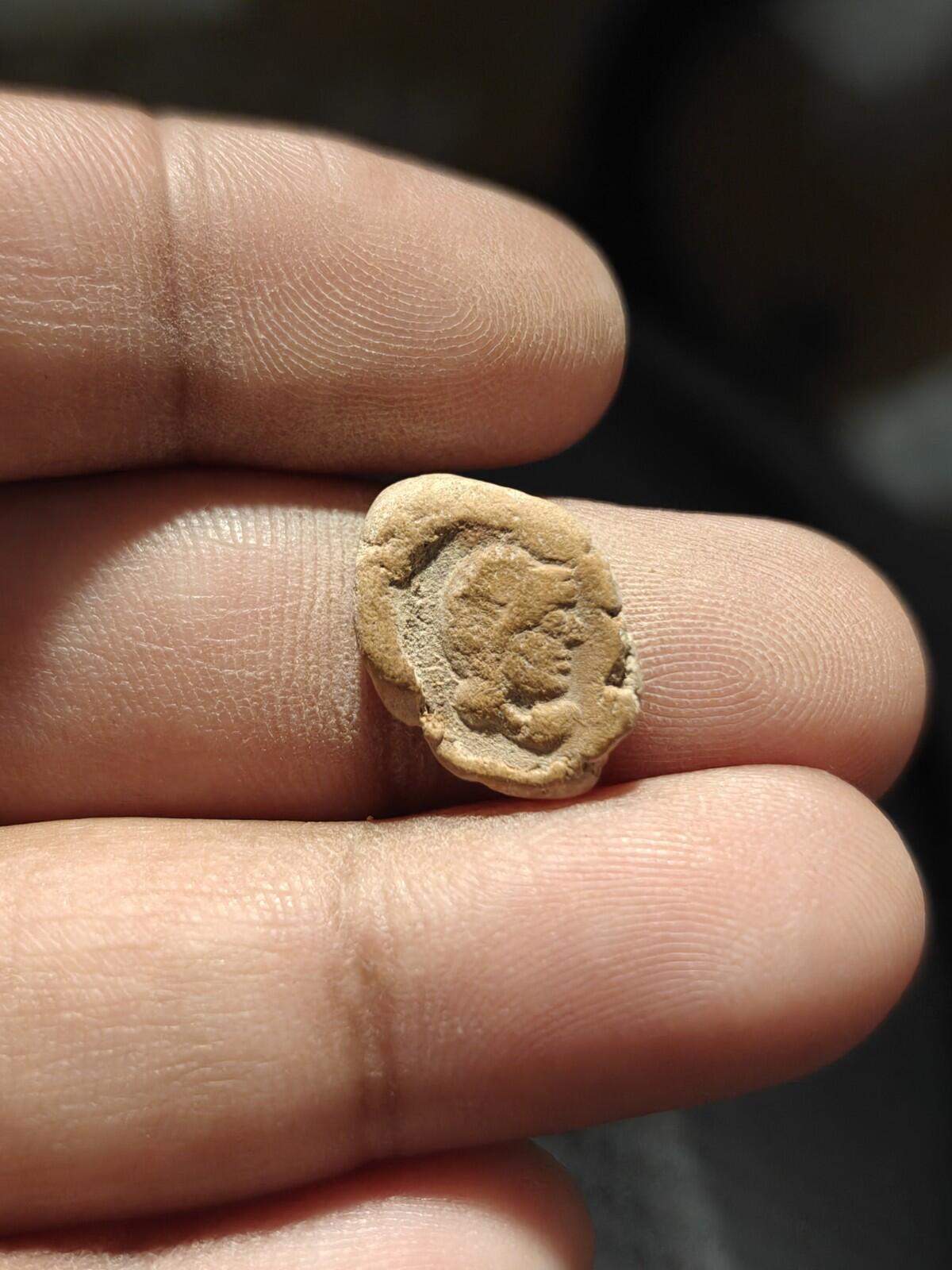 Ancient Greek Roman Circa 1st-3rd centuries AD Terracotta Clay Bullae Tessera
