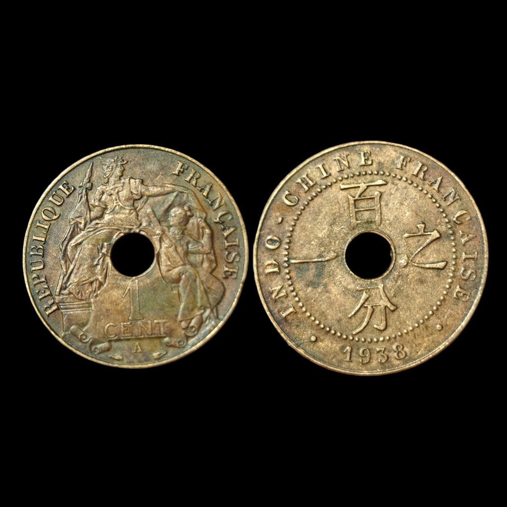 1938-A Indochine française 1 Cent, haute qualité ! Magnifique&