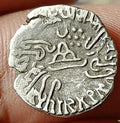 #O26#India SILVER coin  RUDRA Sena II-Western Kshatrapas.Indo-Scythian rulers