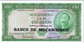Mozambique 100  Escudos 27.3.1961 / 1976 circulated Banknote