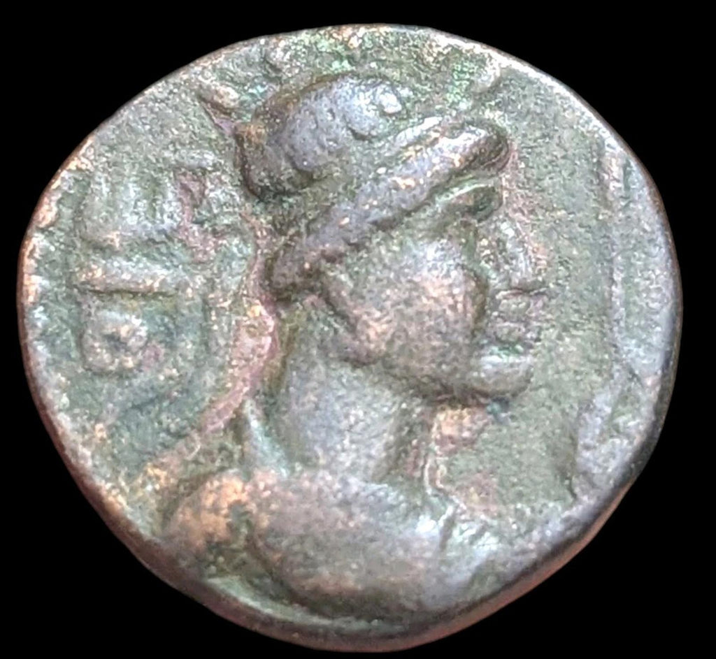 Tétradrachme du Kushan Soter Megas indien, bronze de HAUTE qualité, 20 mm