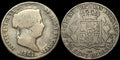ESPAGNE 🇪🇸 25 CENTIMES 1858 ISABELLE II B46