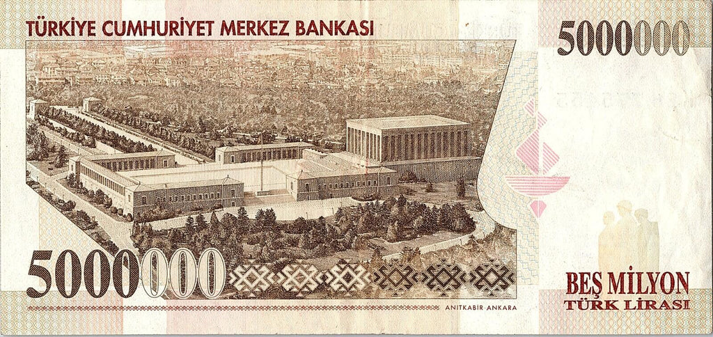 TURKEY - 5.000.000 LIRA 1997 Circulated