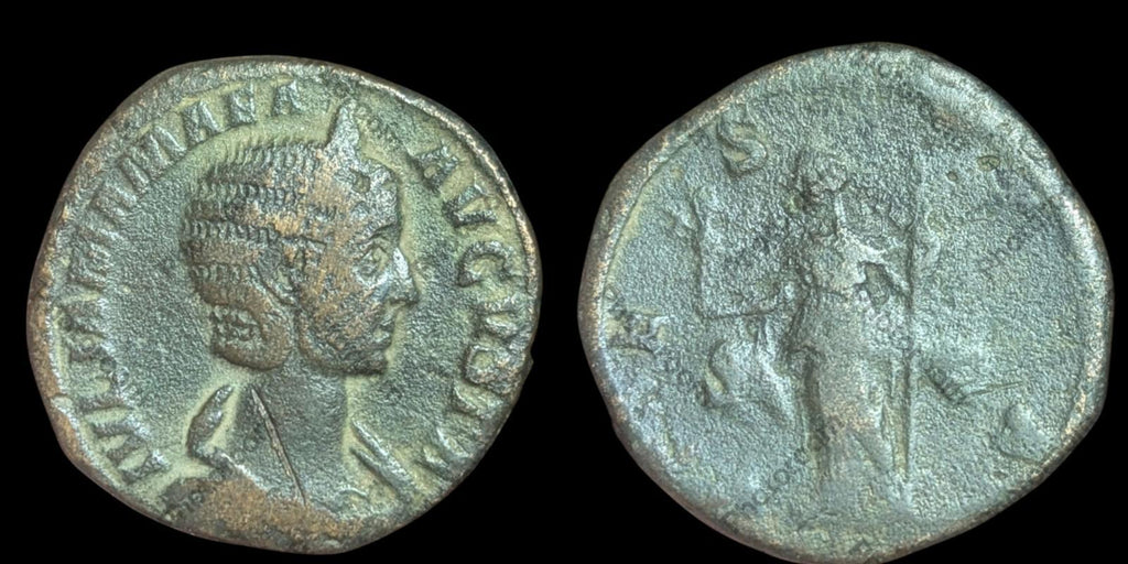 JULIA MAMAEA (Augusta, 222-235). Sesterce de bronze VENERI FELICI Vénus - ROME 24g