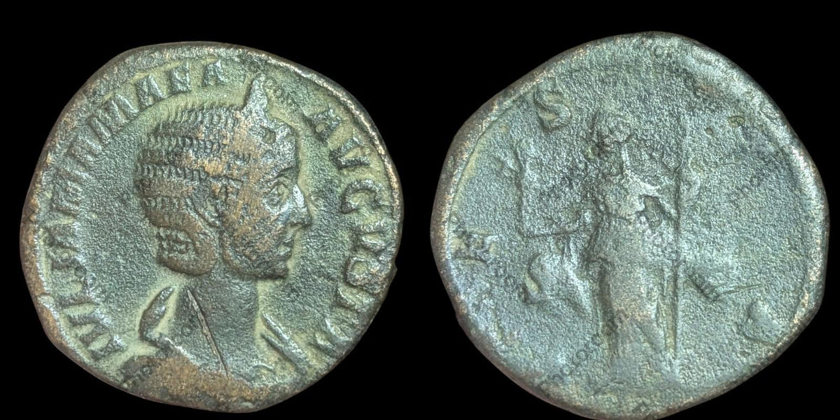 JULIA MAMAEA (Augusta, 222-235). Sesterce de bronze VENERI FELICI Vénus - ROME 24g
