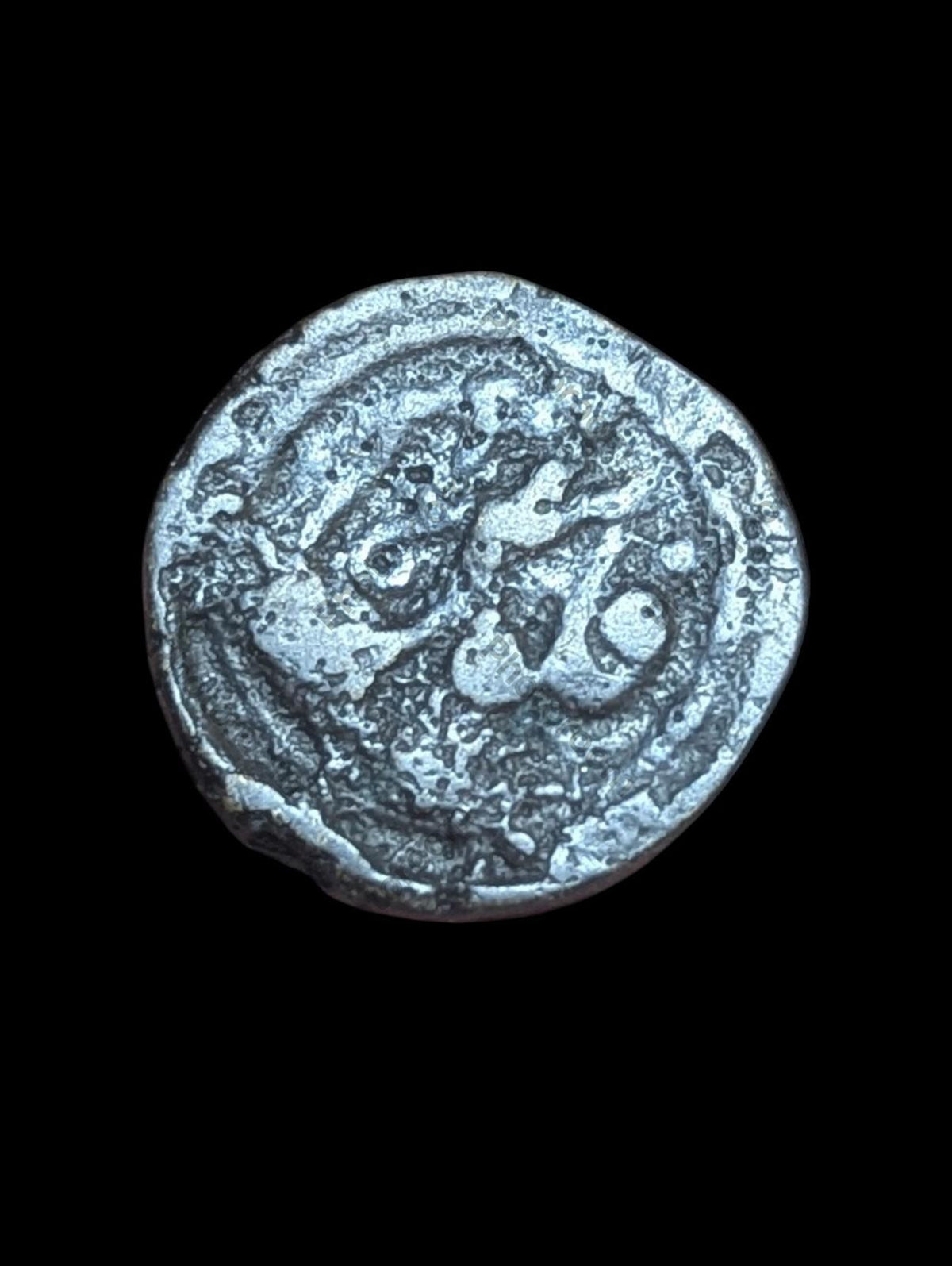 ISLAMIC AFGHAN CIVIC COPPER AE FALUS  Balkh AH1295 British Lion Rare.!