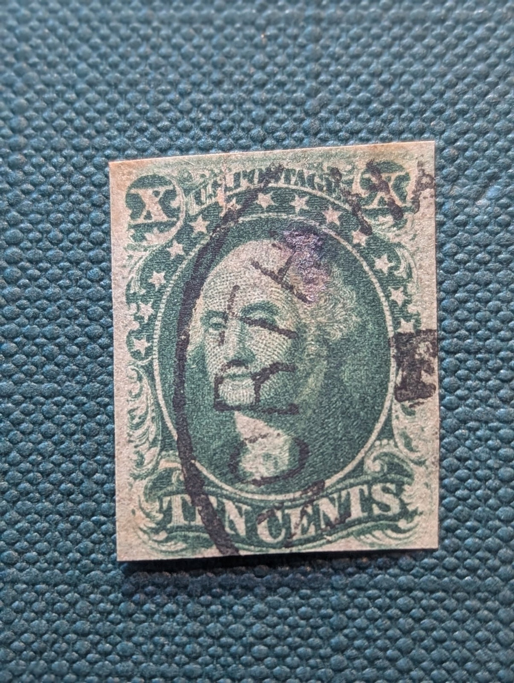 USA Scott #13 10ct Type I Used CV $900