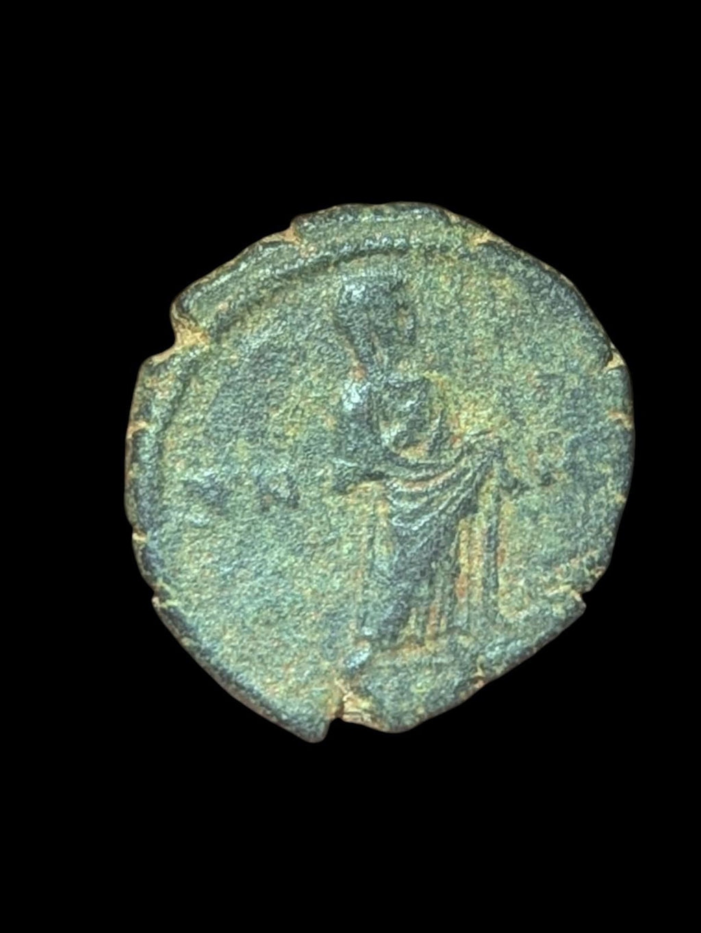 Ancient Roman coin. Divus Constantine I AD 337. Follis Æ 15 mm.