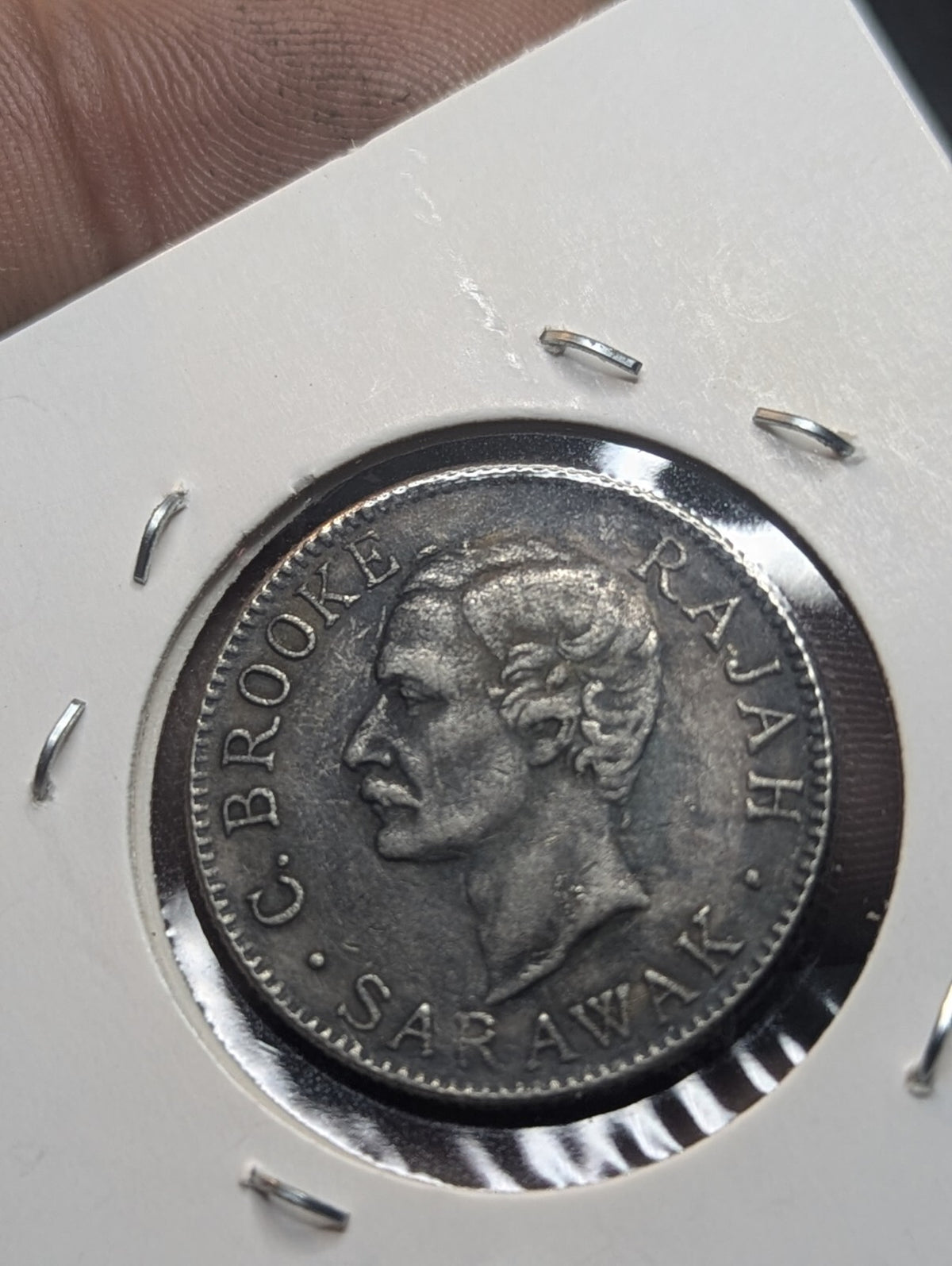 Malaysia Sarawak 20 Cents Rajah C Brooke 1915 H Heaton Mint Rare