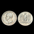 ITALY 5 Lire 1929 R - Silver 0.835 - Vittorio Emanuele III Uncirculated.