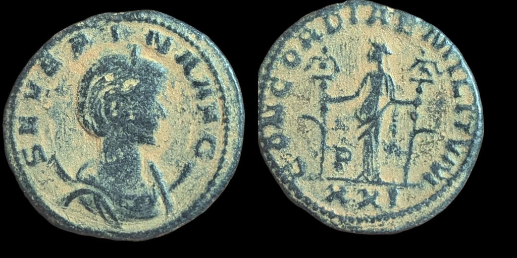 SEVERINA -Empress & Wife of AURELIAN / 207-275 AD.  Æ Antoninianus 3.7 G