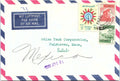 1963 Iraq to USA Airmail Cover - Republic of Iraq Stamps to Atlas Tack Corp Mass