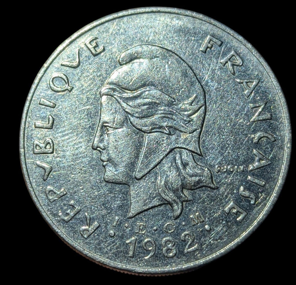 Polynésie française, 50 Francs, 1985, Paris, Pièce en nickel