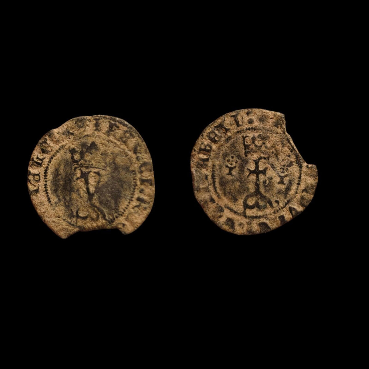 Rois Catholiques, 1 Blanca, Monnaie médiévale, Atelier de Cuenca. Espagne † 1497 -1566