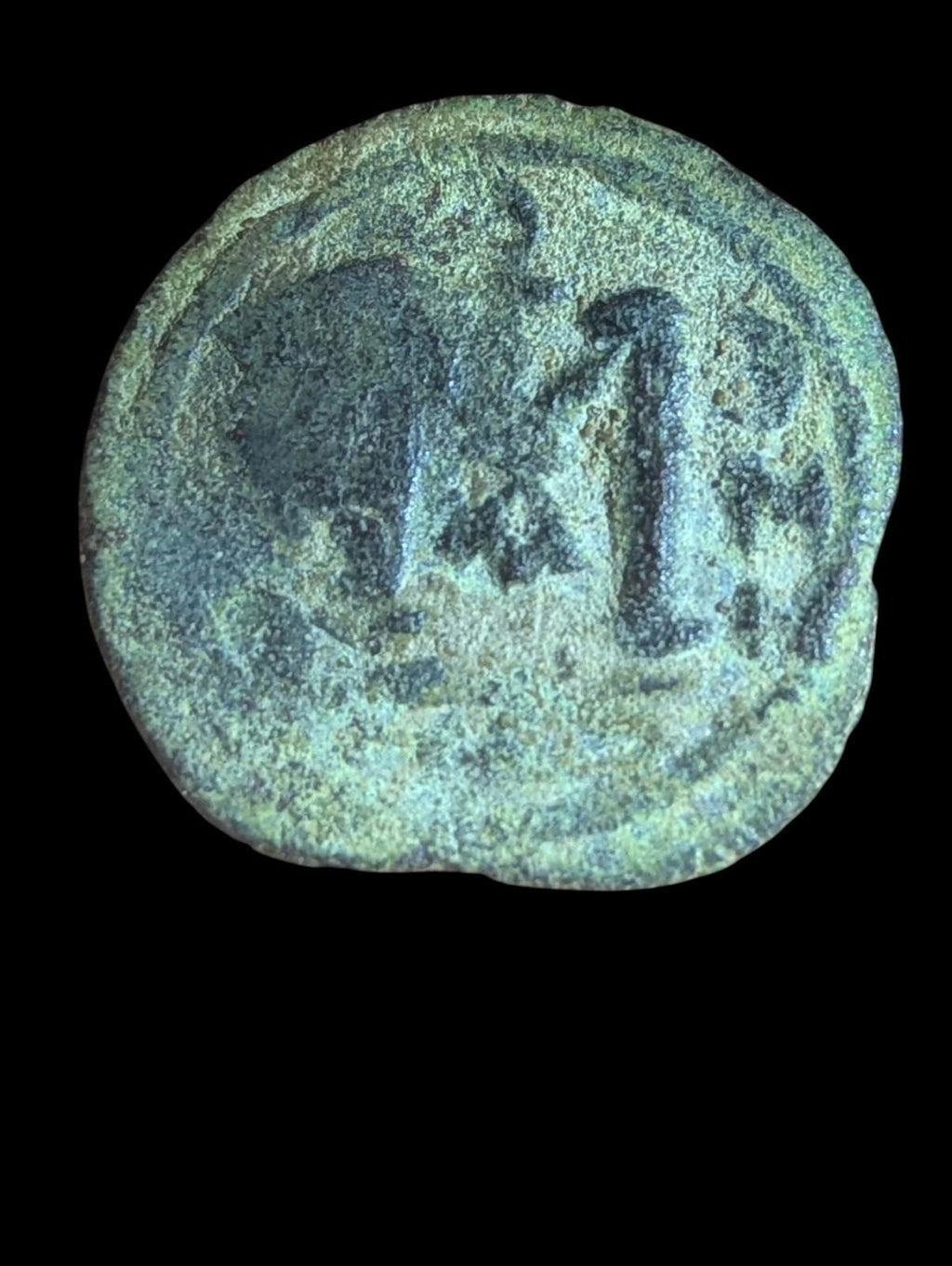 Arab Byzantine Umayyad Caliph. Mu'awiya Hims Emessa in Sorya Islamic Coin C/T