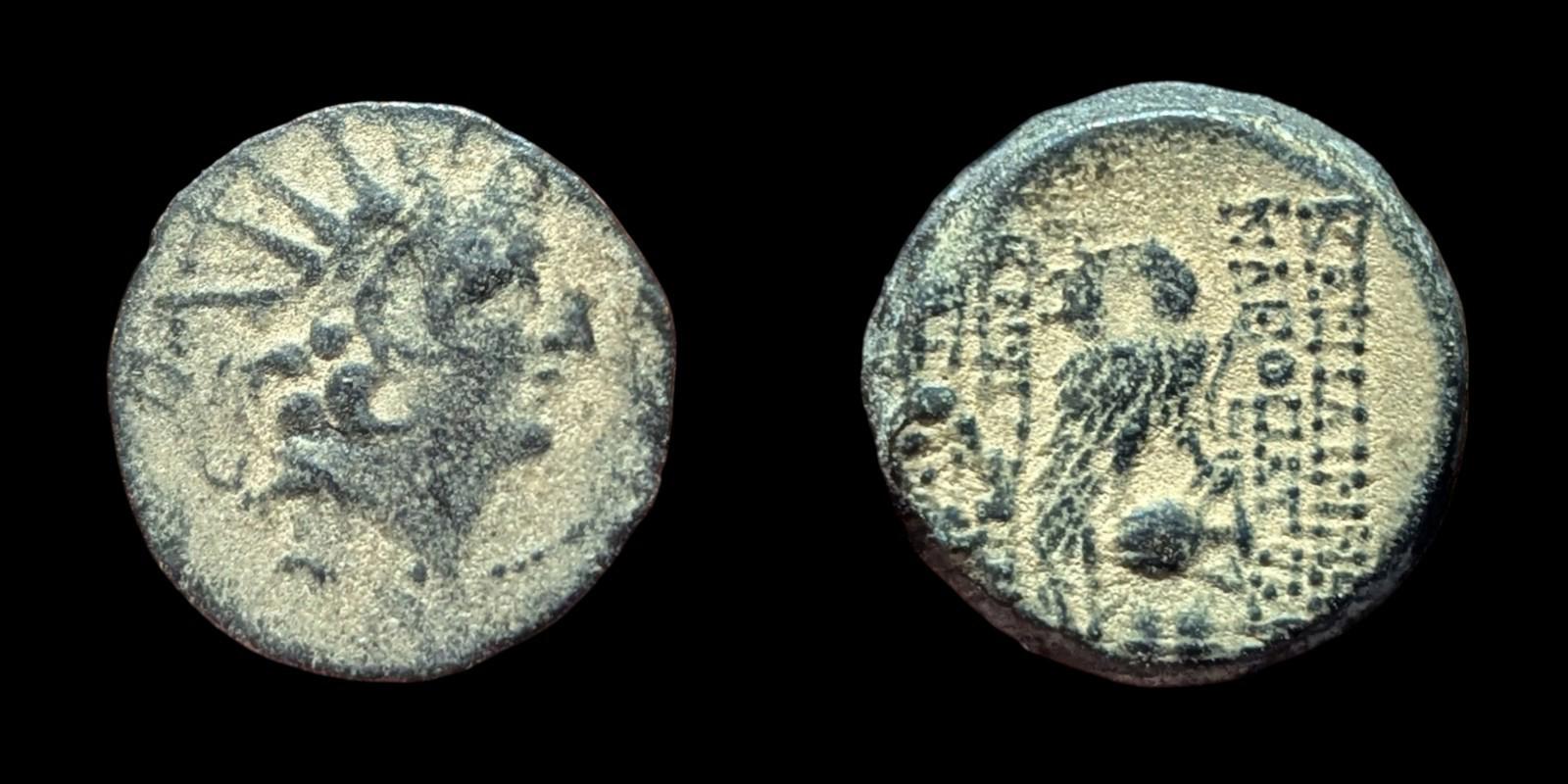 Seleucid Kingdom Cleopatra Thea Antiochos VIII OWL Ancient Greek Coin